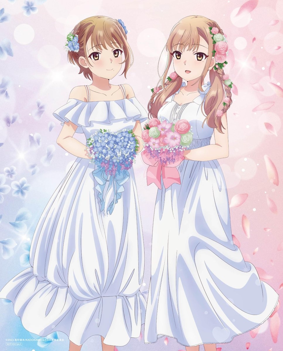 El anime Love Is Indivisible by Twins se viste de blanco en imagen