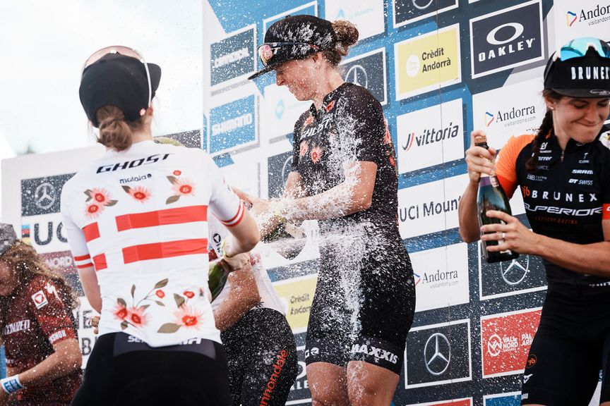 Anne Terpstra in action at the world cup andorra