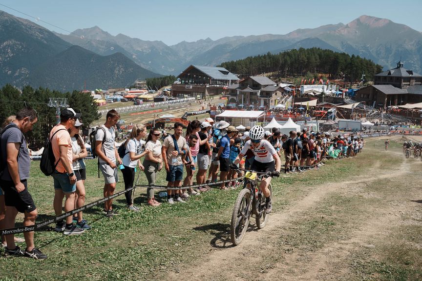 Anne Terpstra in action at the world cup andorra