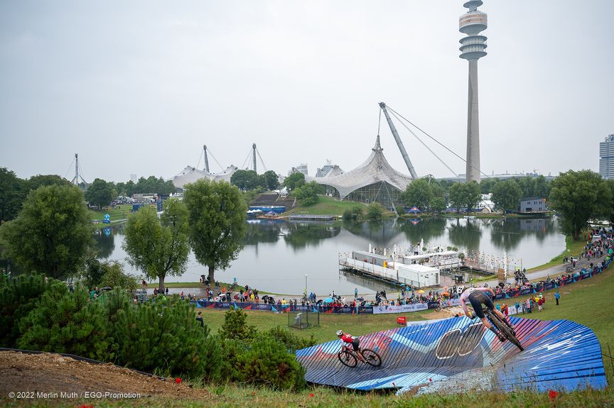 Nadine Rieder riding for team Germany
