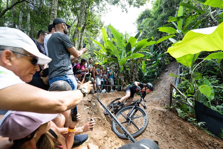 Nicole Koller in action in Brazil
