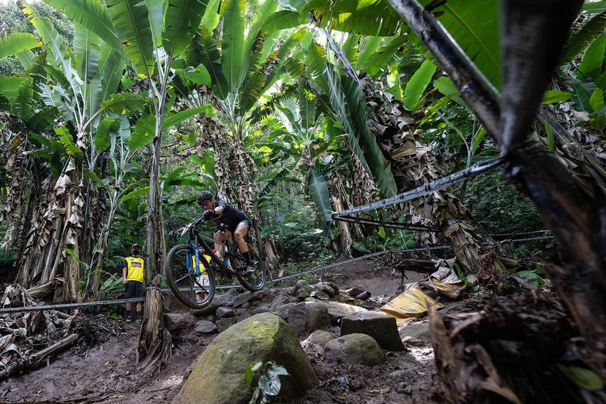 Nicole Koller in action in Brazil