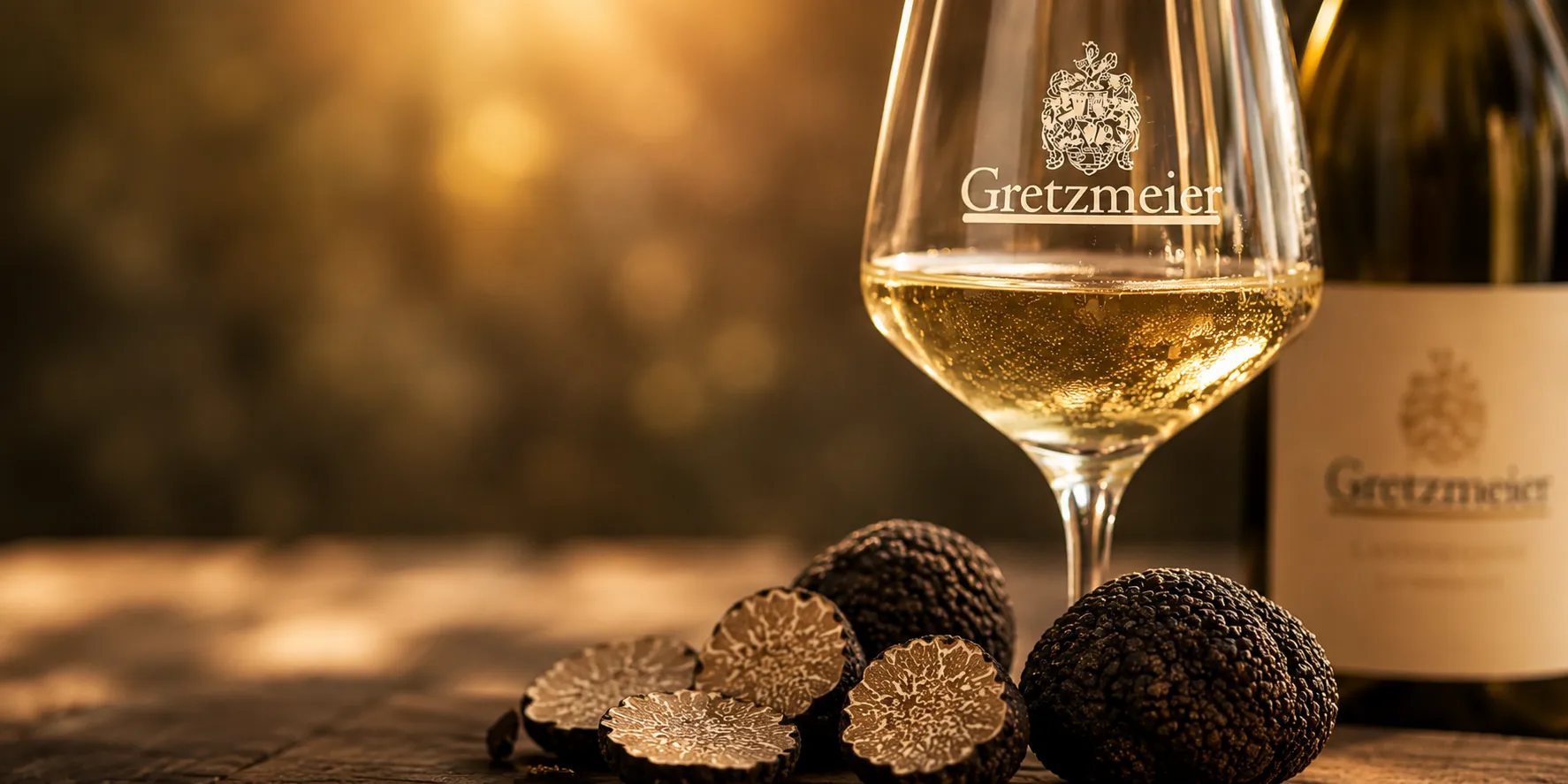 Trüffel und Wein