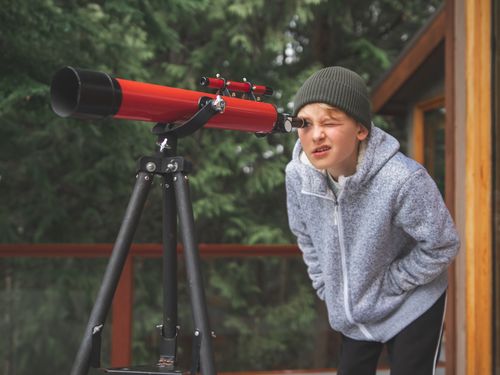 Boy With Telescope