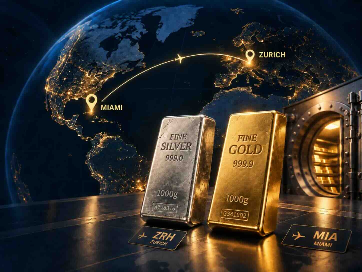 Gold has a global price, Physical gold has an address