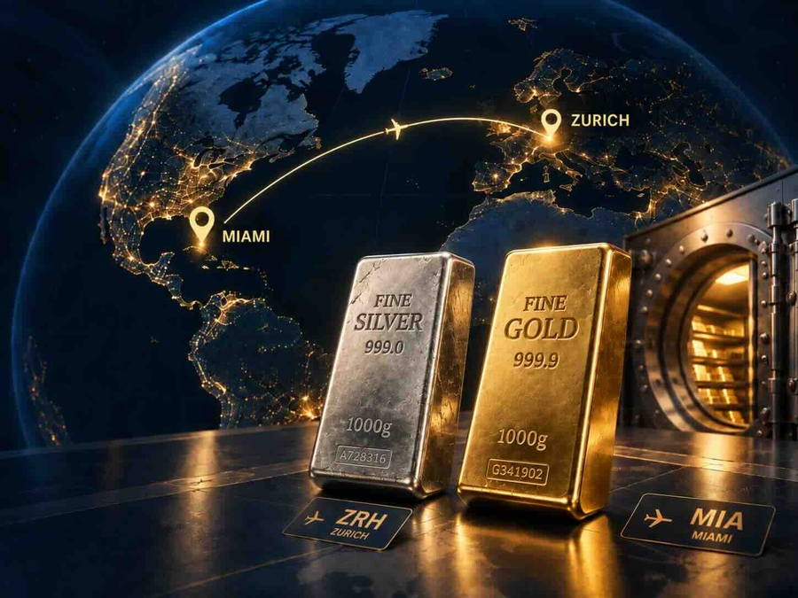 Gold has a global price, Physical gold has an address