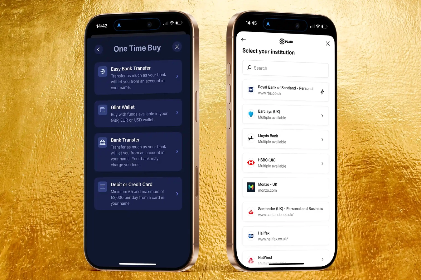Easy Bank Transfer to Buy Gold in Seconds