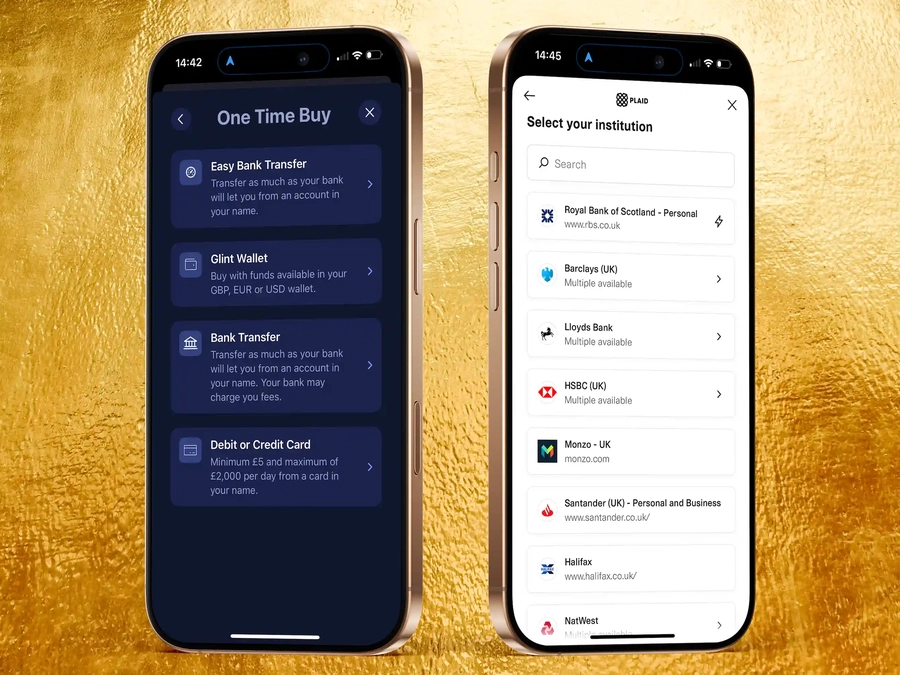 Easy Bank Transfer to Buy Gold in Seconds