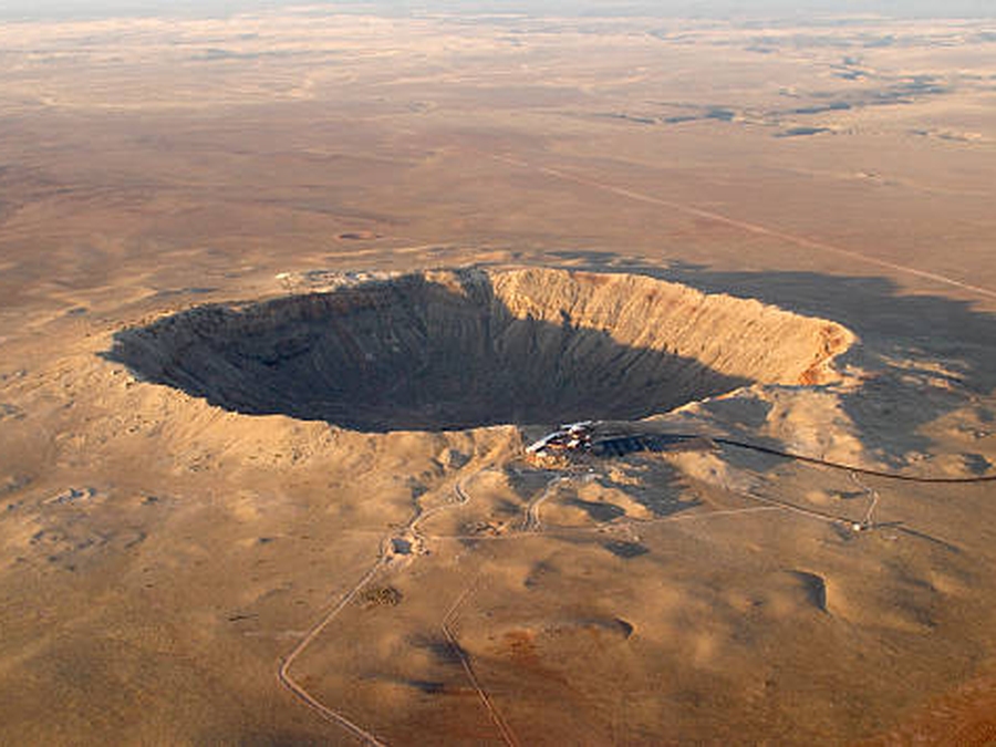 In a hole