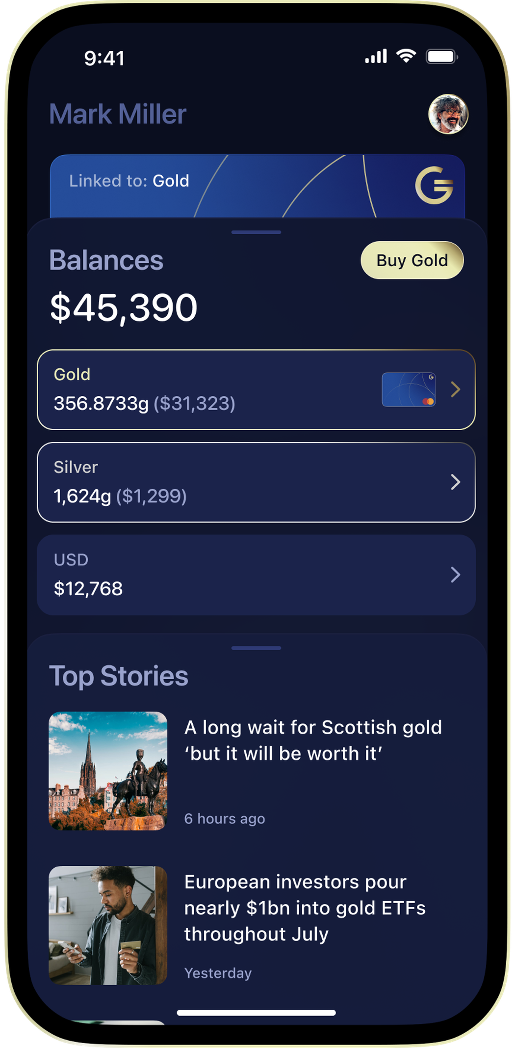 Instant gold and silver transactions 