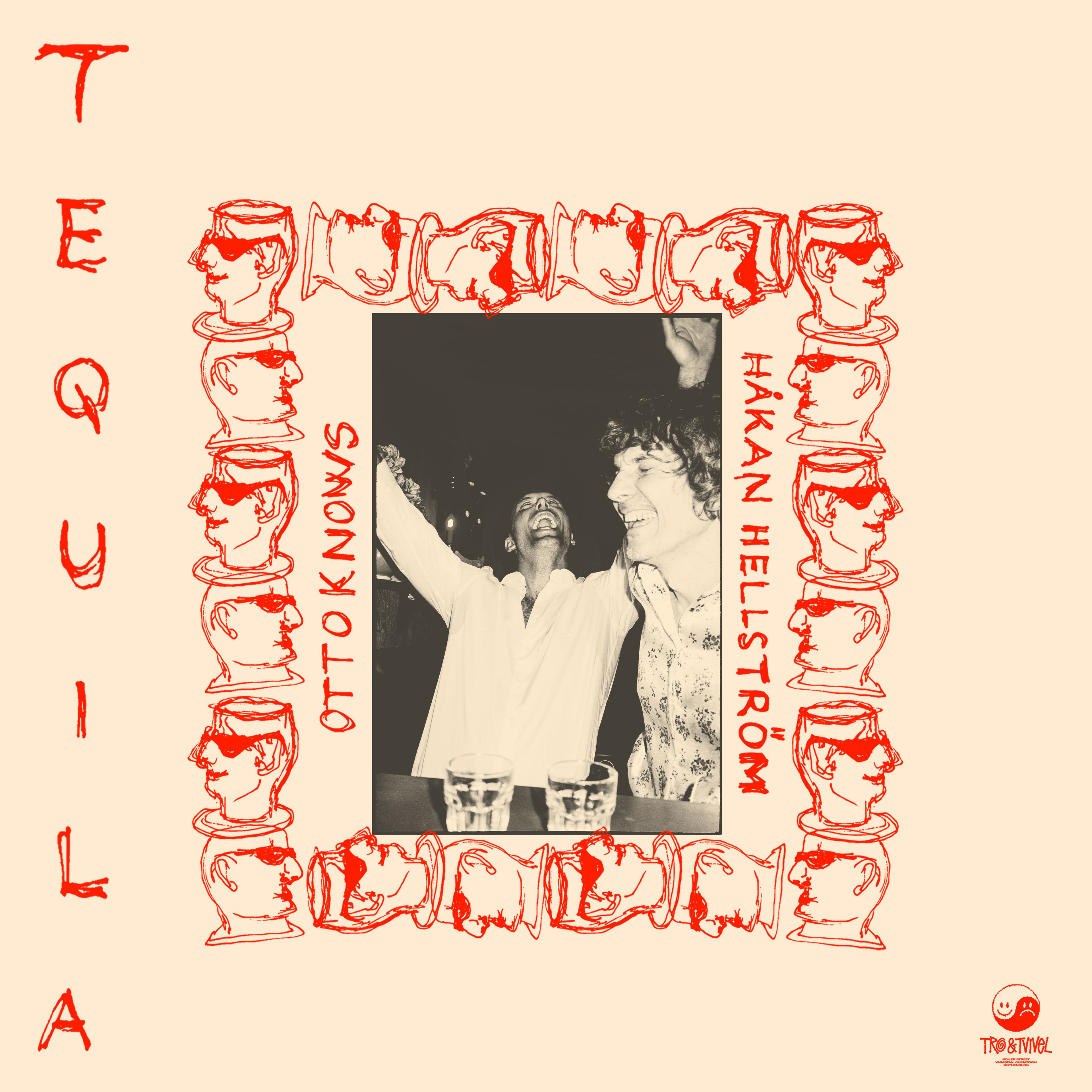 Artwork till singeln "Tequila" med Håkan Hellström och Otto Knows. Design av Lisa Borg.