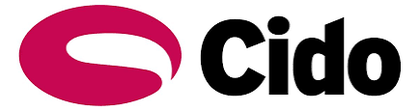 The image shows the Cido logo with a stylized pink oval shape and the word "Cido" in bold black letters.