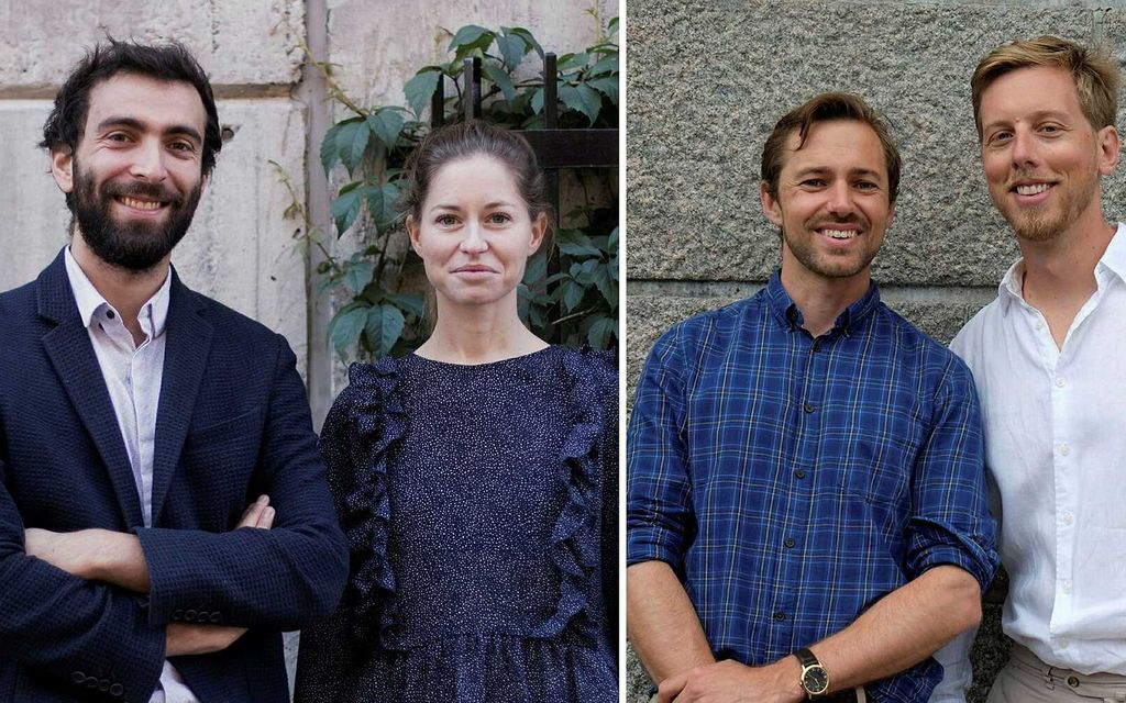 Inex One leadership - Mehdi Rejraji, Josefine Vinberg, Max Friberg and Filip Gruvstad