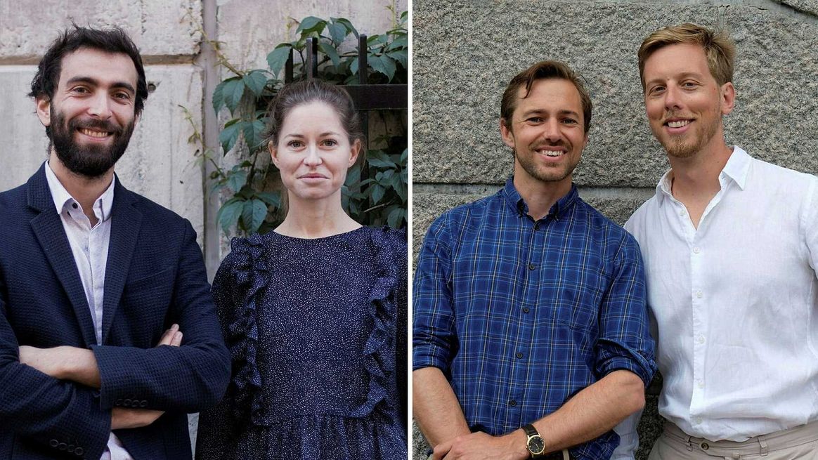 Inex One leadership - Mehdi Rejraji, Josefine Vinberg, Max Friberg and Filip Gruvstad