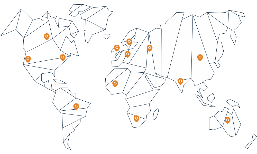 Vector of a global map