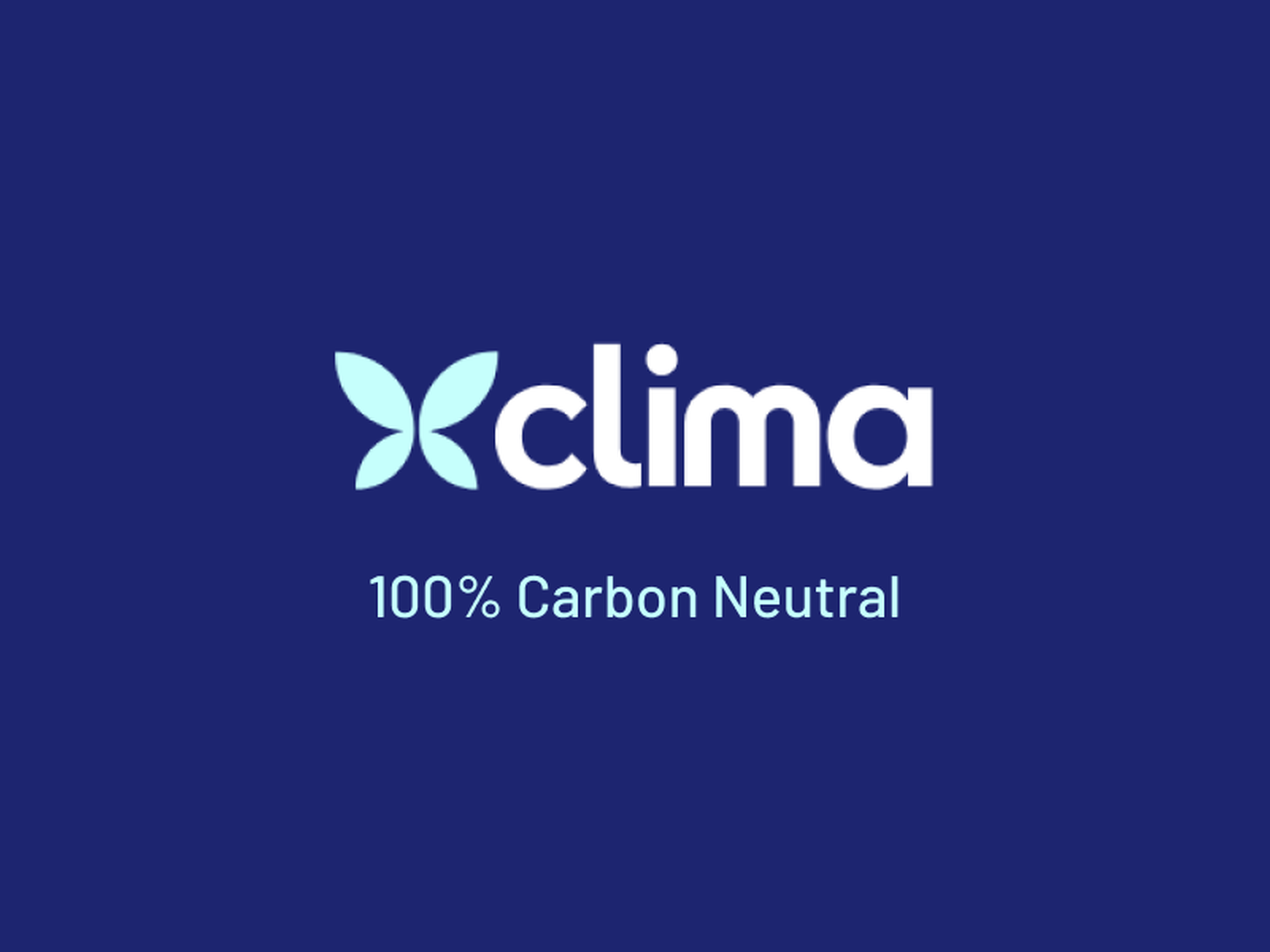 Graphic showing that Grade is certified 100% Carbo Neutral by Clima