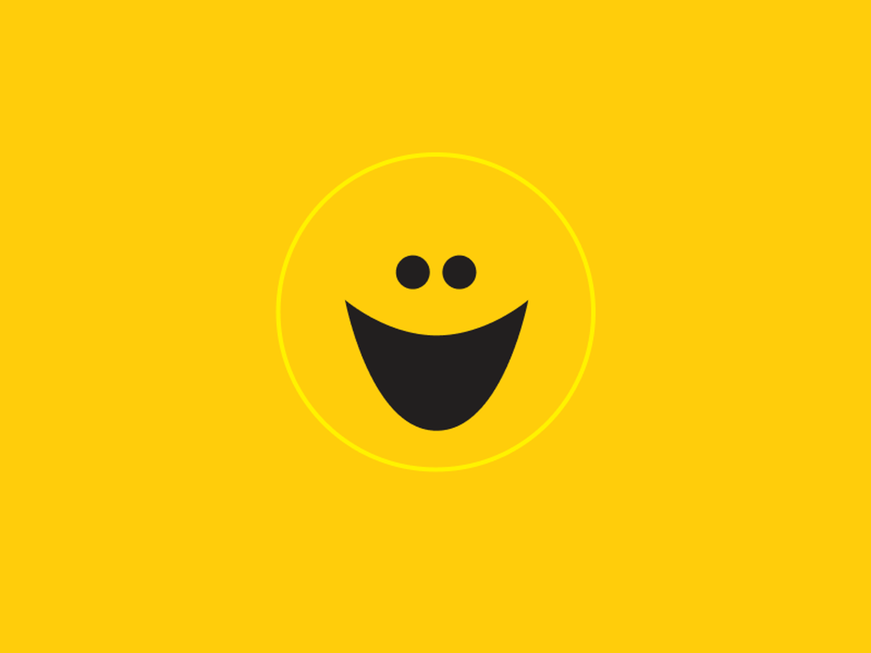 A cartoon smiling face from the Net Promotor Scoring System, representing happy clients