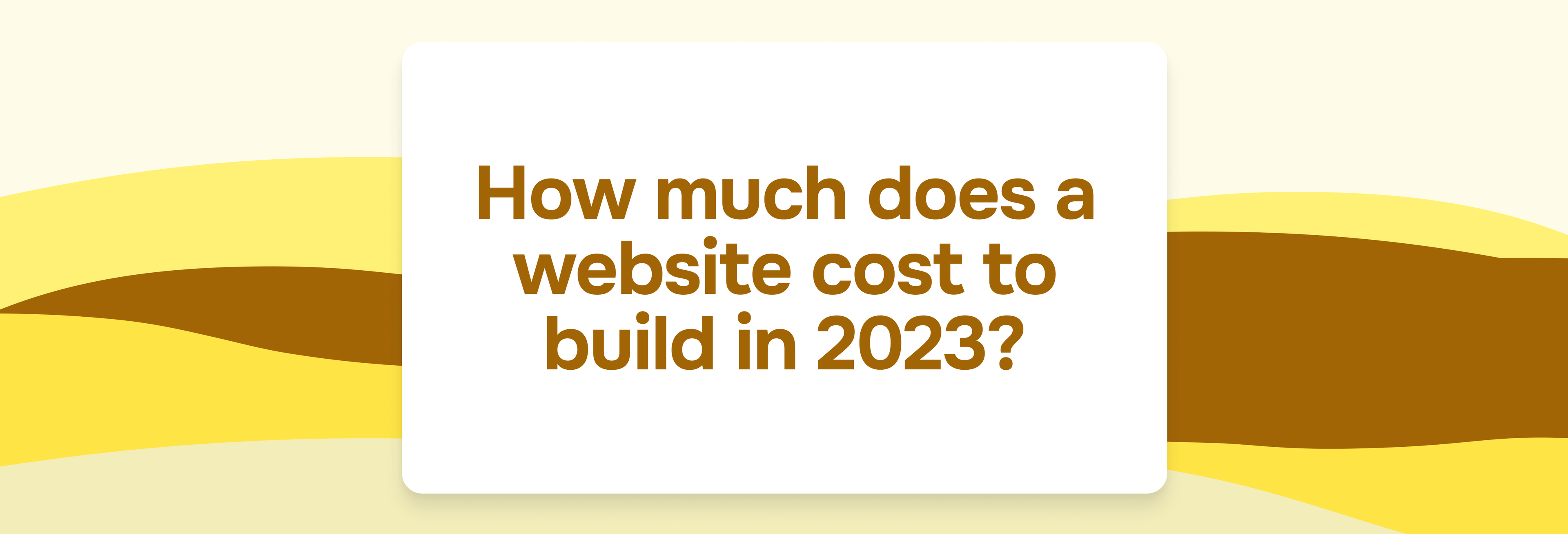  How Much Does A Website Cost To Build In 2023 