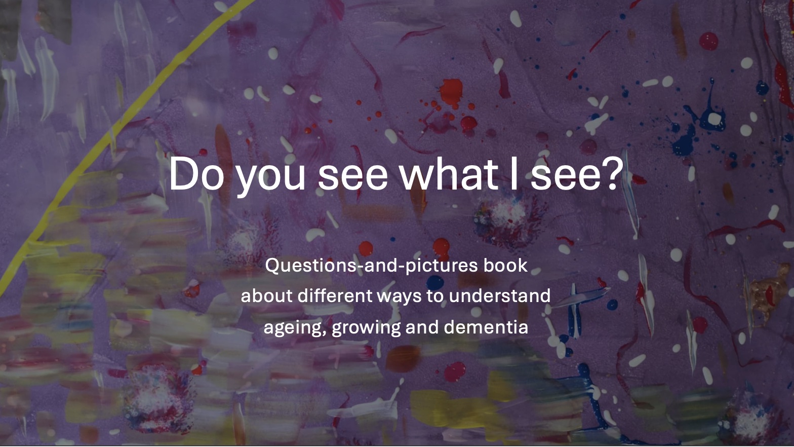 Dementia picture book