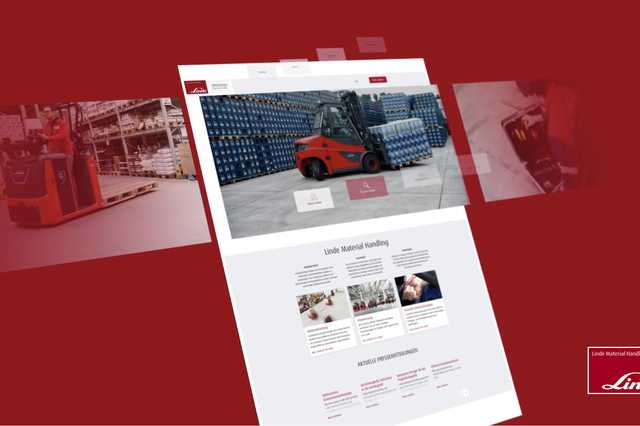 Screens des responsiven Webdesign für Linde von Ergosign.