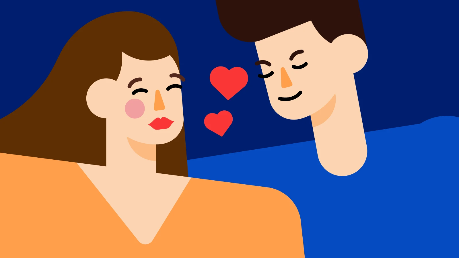 Cartoon couple close together, labeled as Wavy and Kellen from All the Ugly and Wonderful Things by Bryn Greenwood