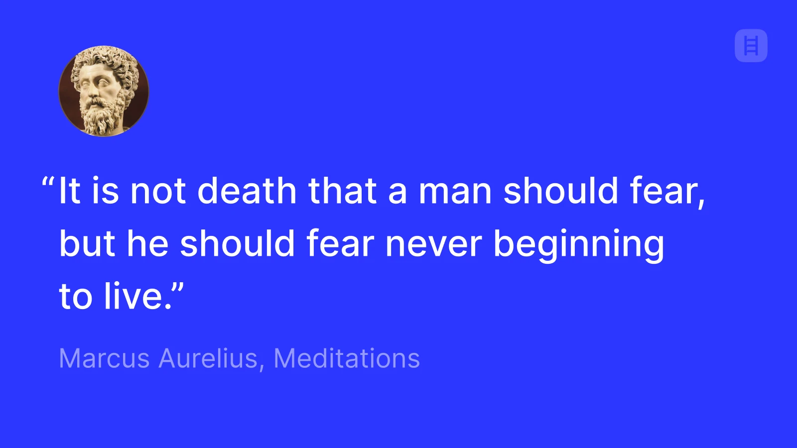 Marcus Aurelius' quotes on death