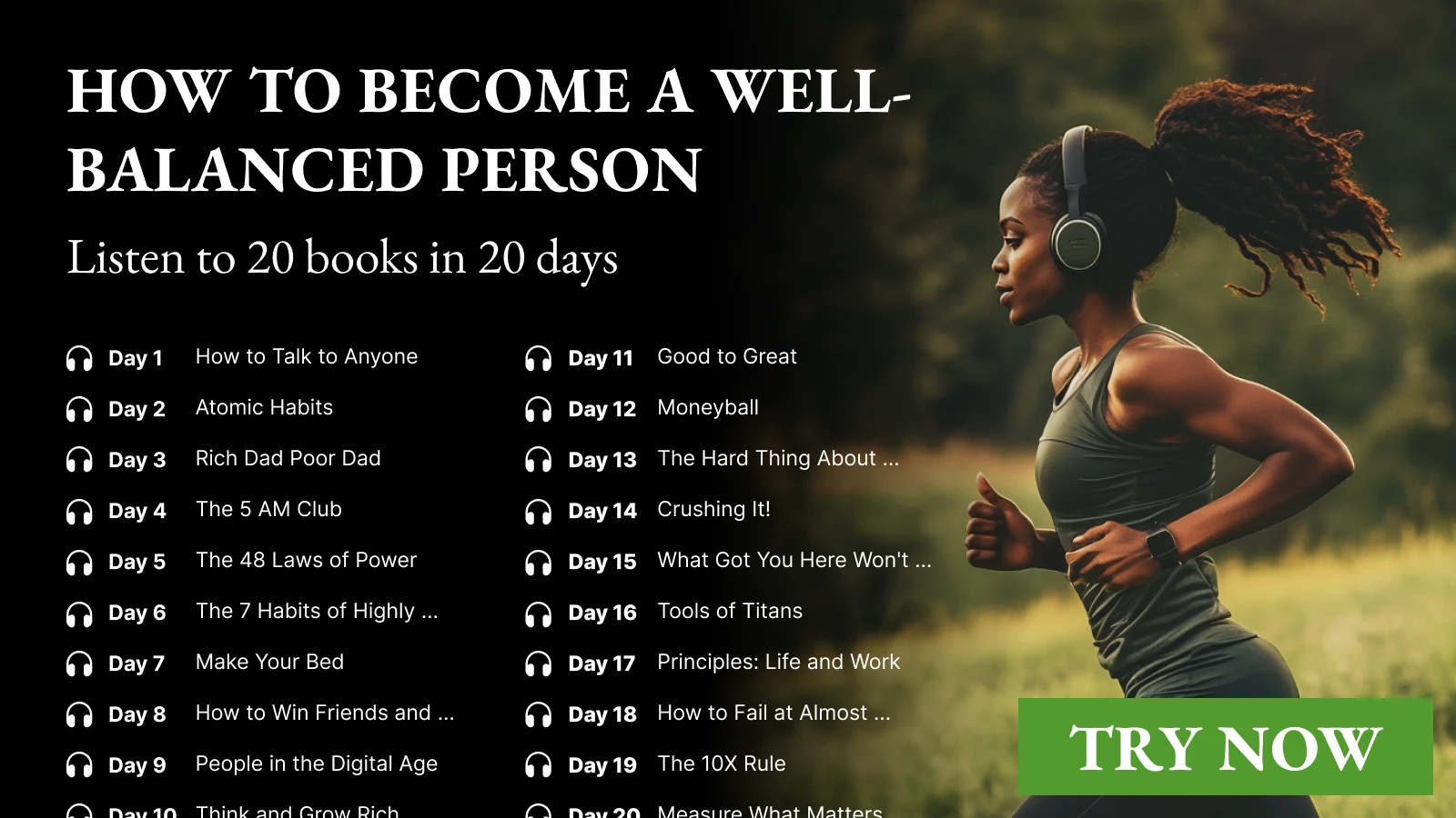 Infographic comparing 'average people' versus 'smart people' with a focus on habits like reading, productivity, and attraction, tied to the concept of learning through summaries