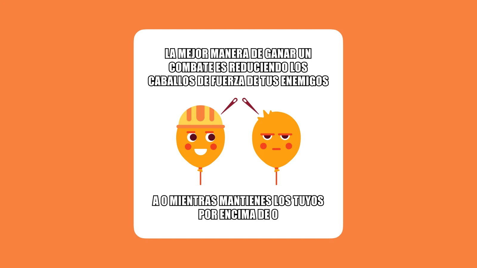 La mejor manera de ganar un combate