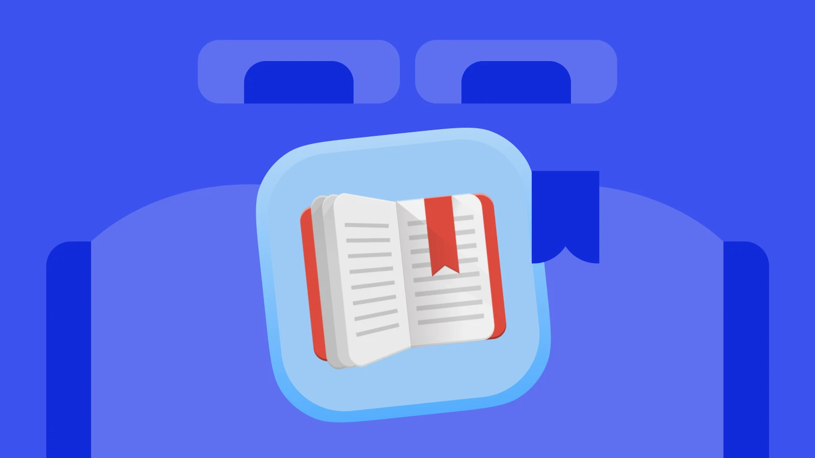 FBReader app icon with the open book at the background showcasing recommended reading apps