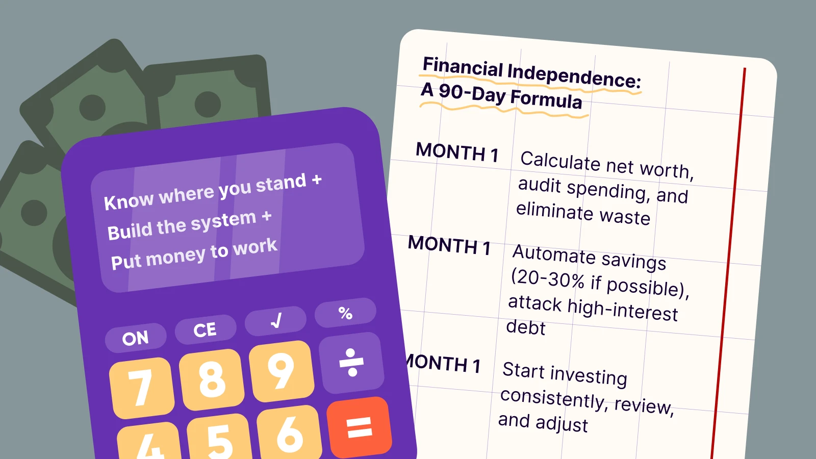 The word "KING" in large letters, with a castle illustration and motivational phrases below, reinforcing self-awareness, integrity, and growth