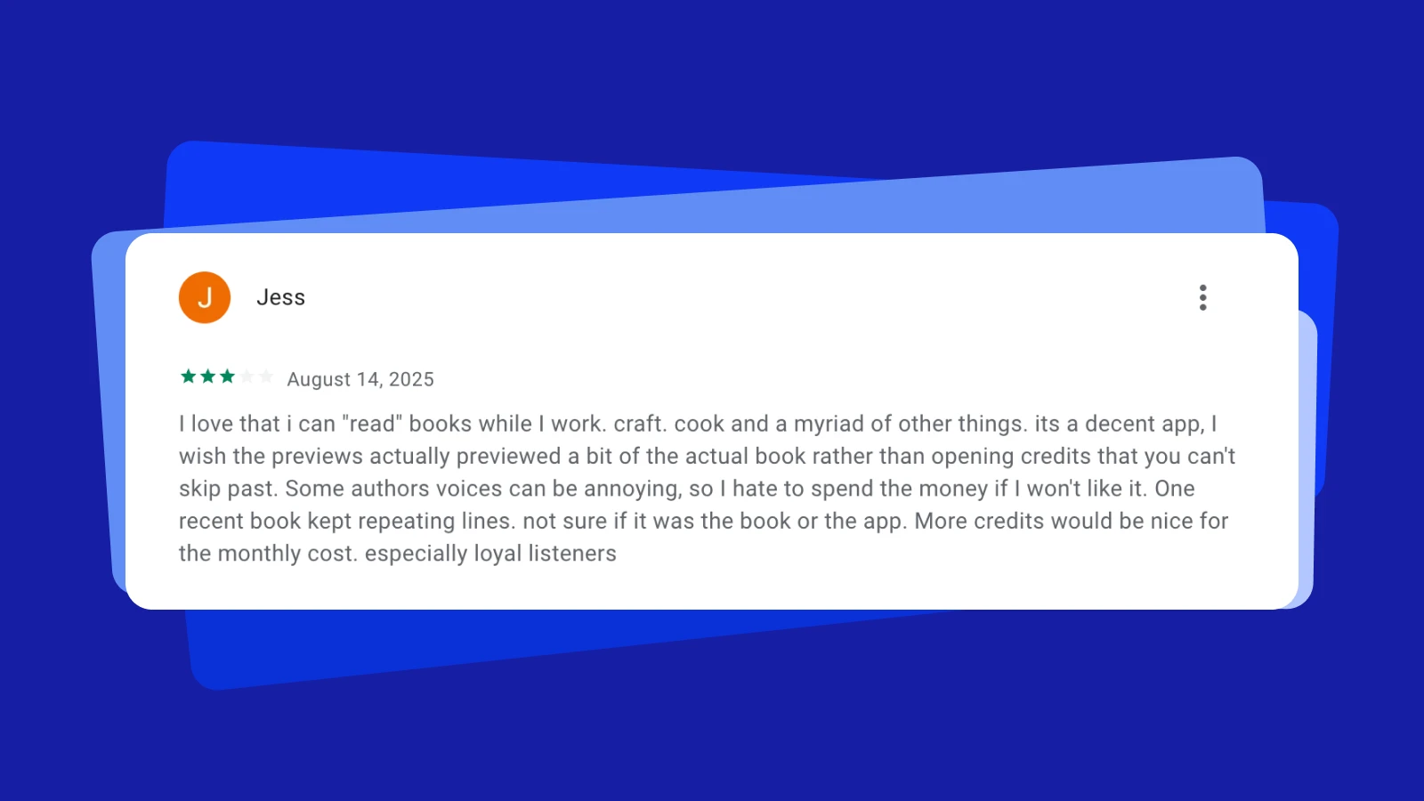 Positive review highlighting the efficient knowledge gained through the Headway app