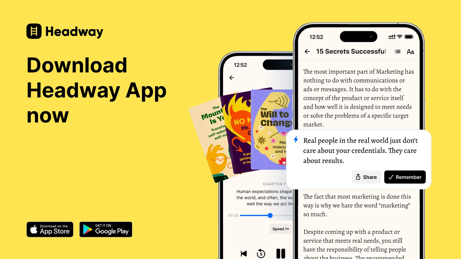 I’m 37 and I've never felt that sharp and confident - Two phones with three books_ book summaries Will to change, No more mr nice guy, The mountain is you