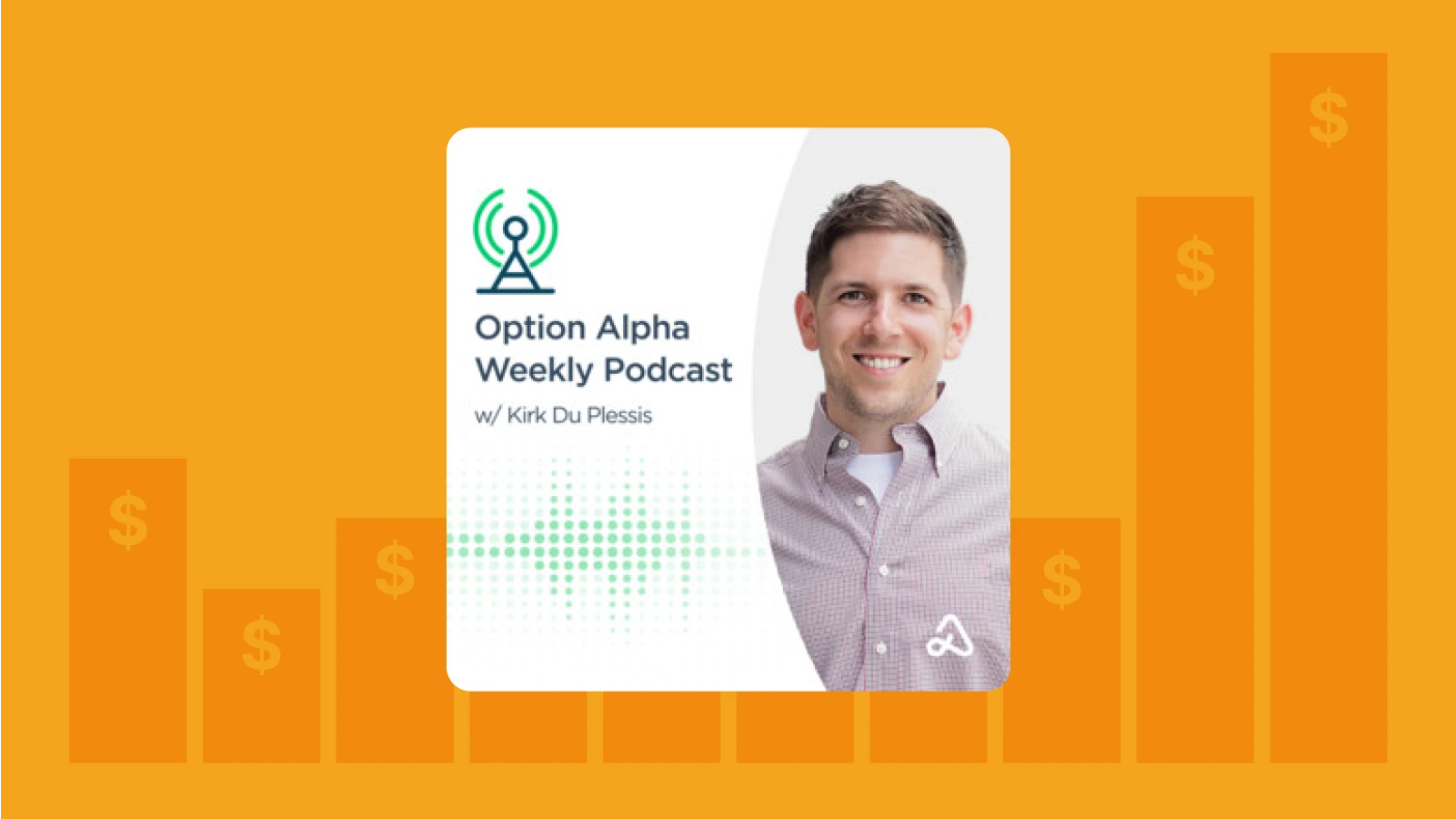 best investing podcasts A cover of Option Alpha Podcast