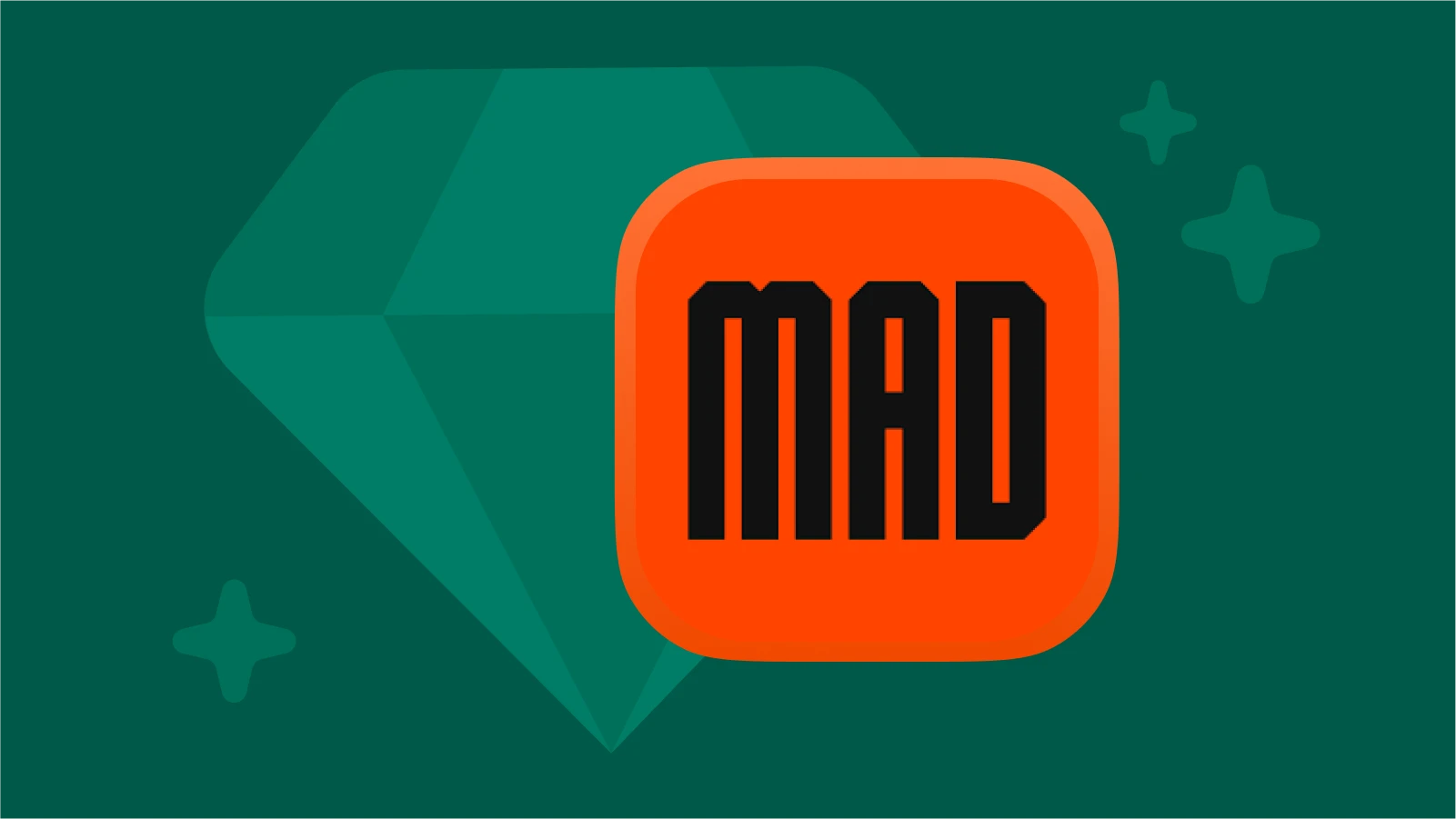 madmuscles app logo with a sparkling diamond background, representing one of the best motivational apps