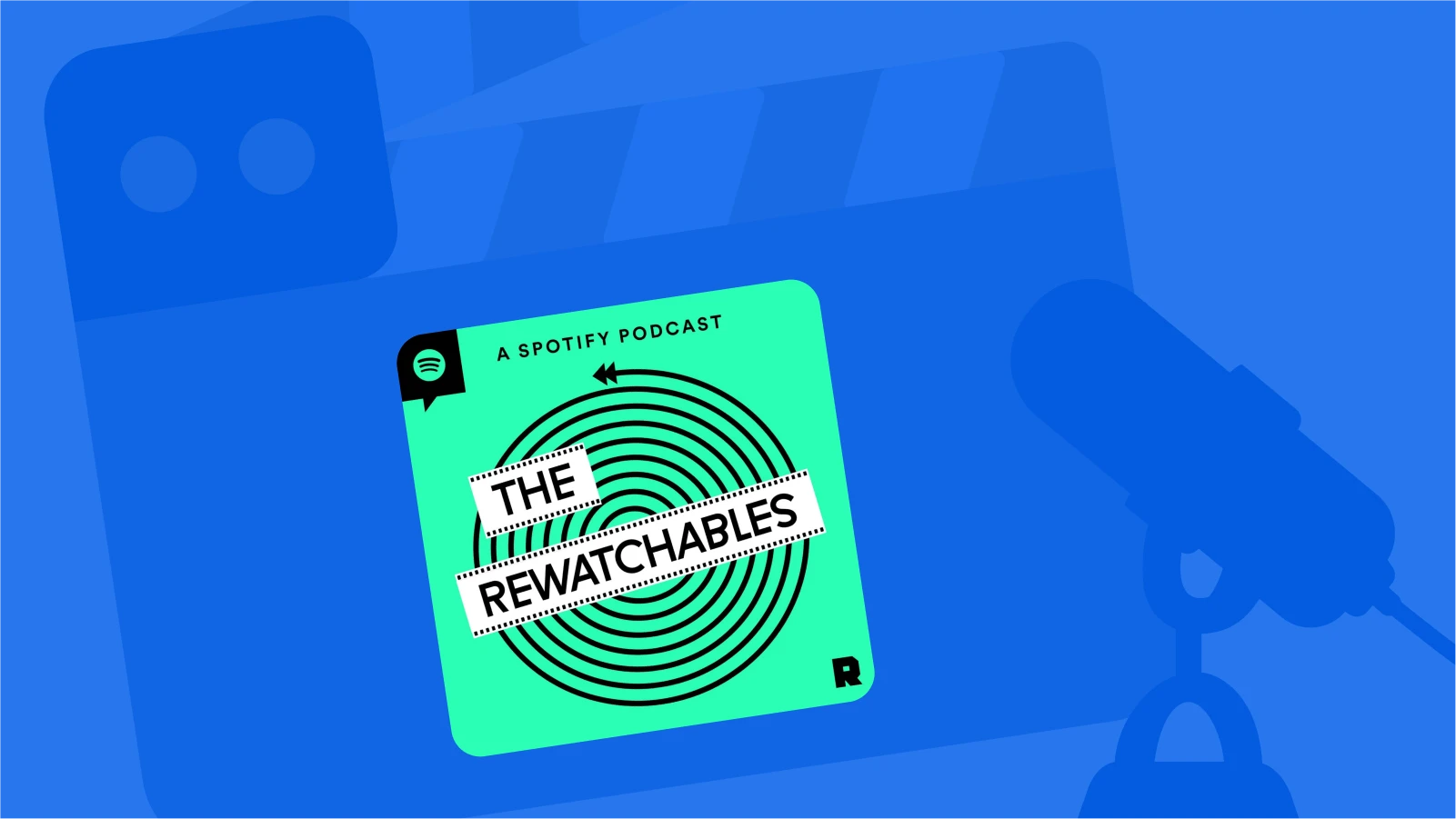 A cover of The Rewatchables podcast