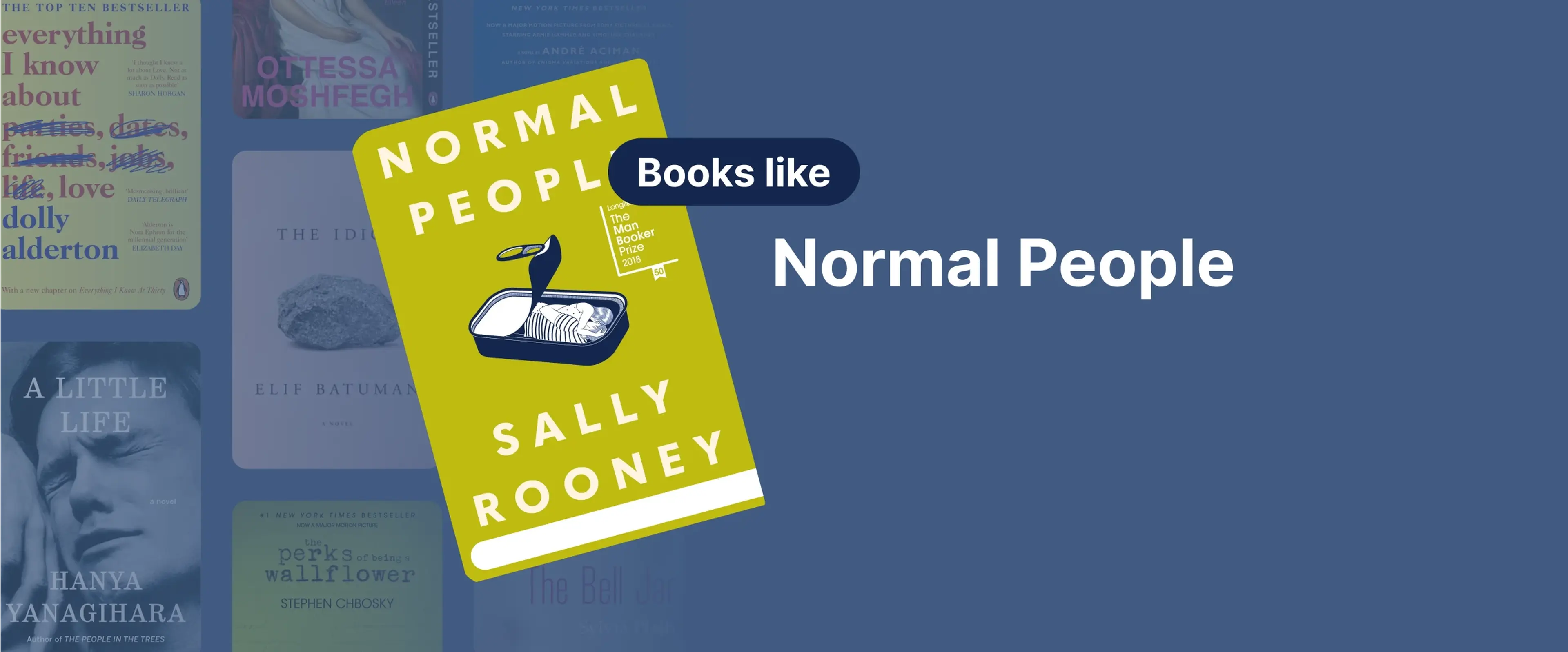 Book cover of Normal People by Sally Rooney, symbolizing books with themes of modern relationships and complex emotions