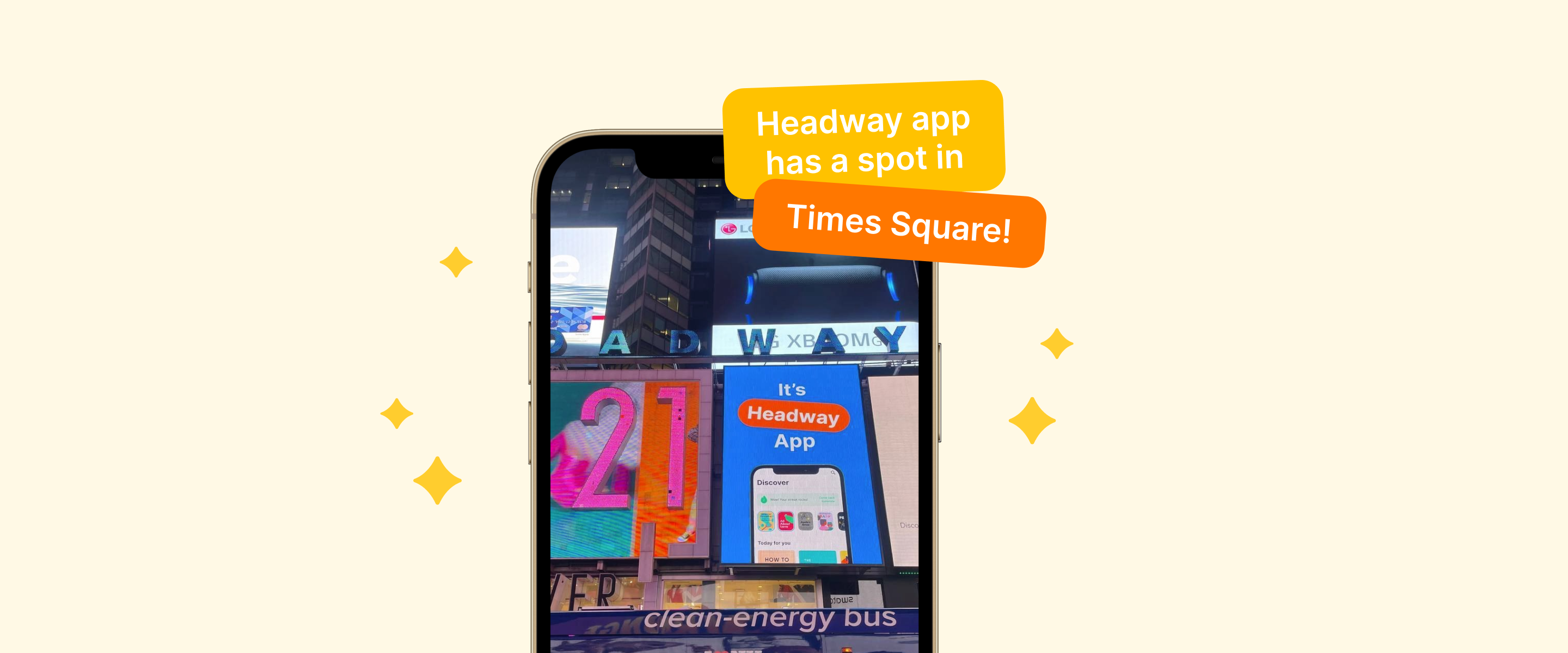 Headway Has A Spot In Time Square, New York