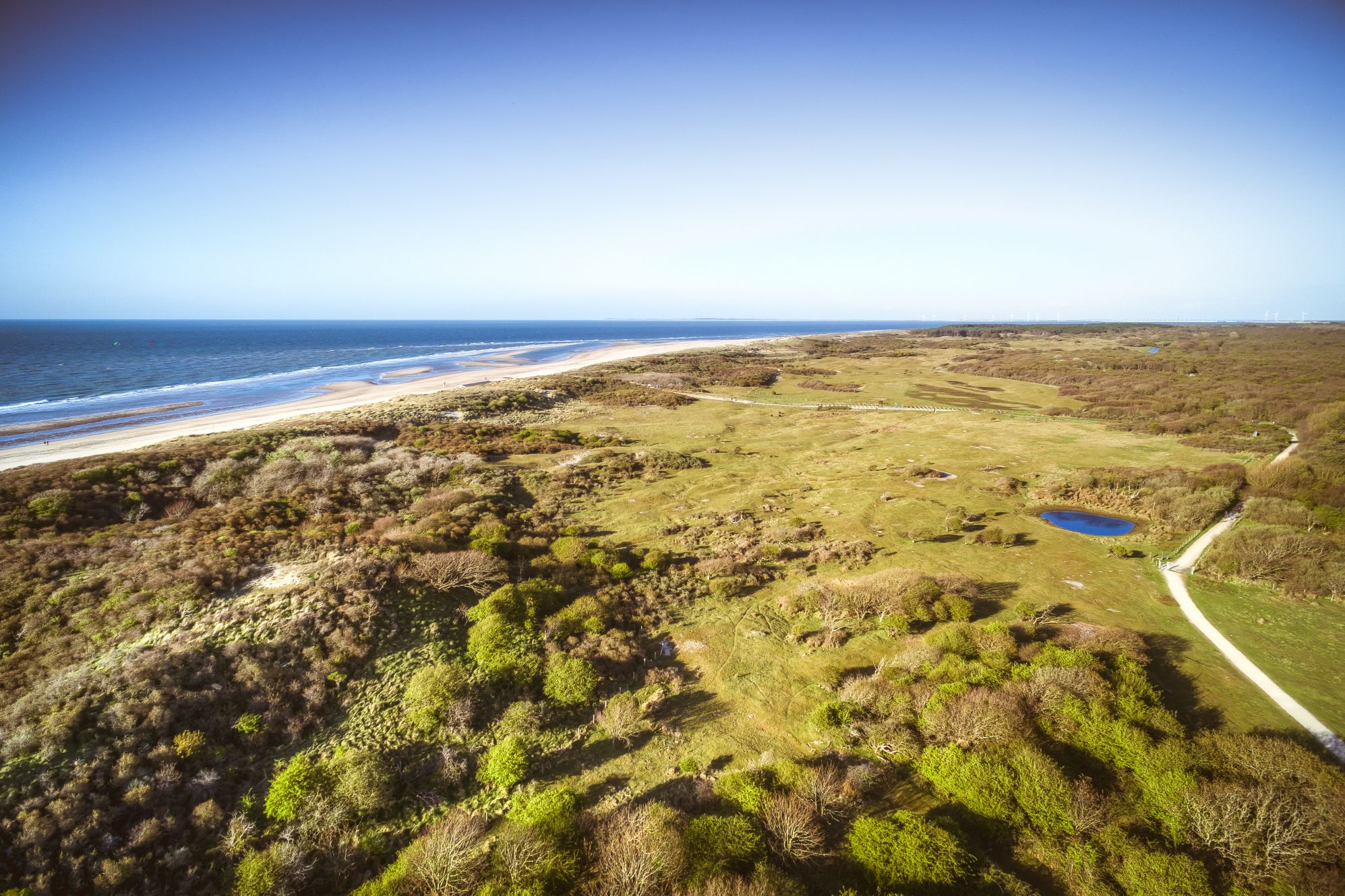 Natuurgebied Oranjezon aan zee in Oostkapelle