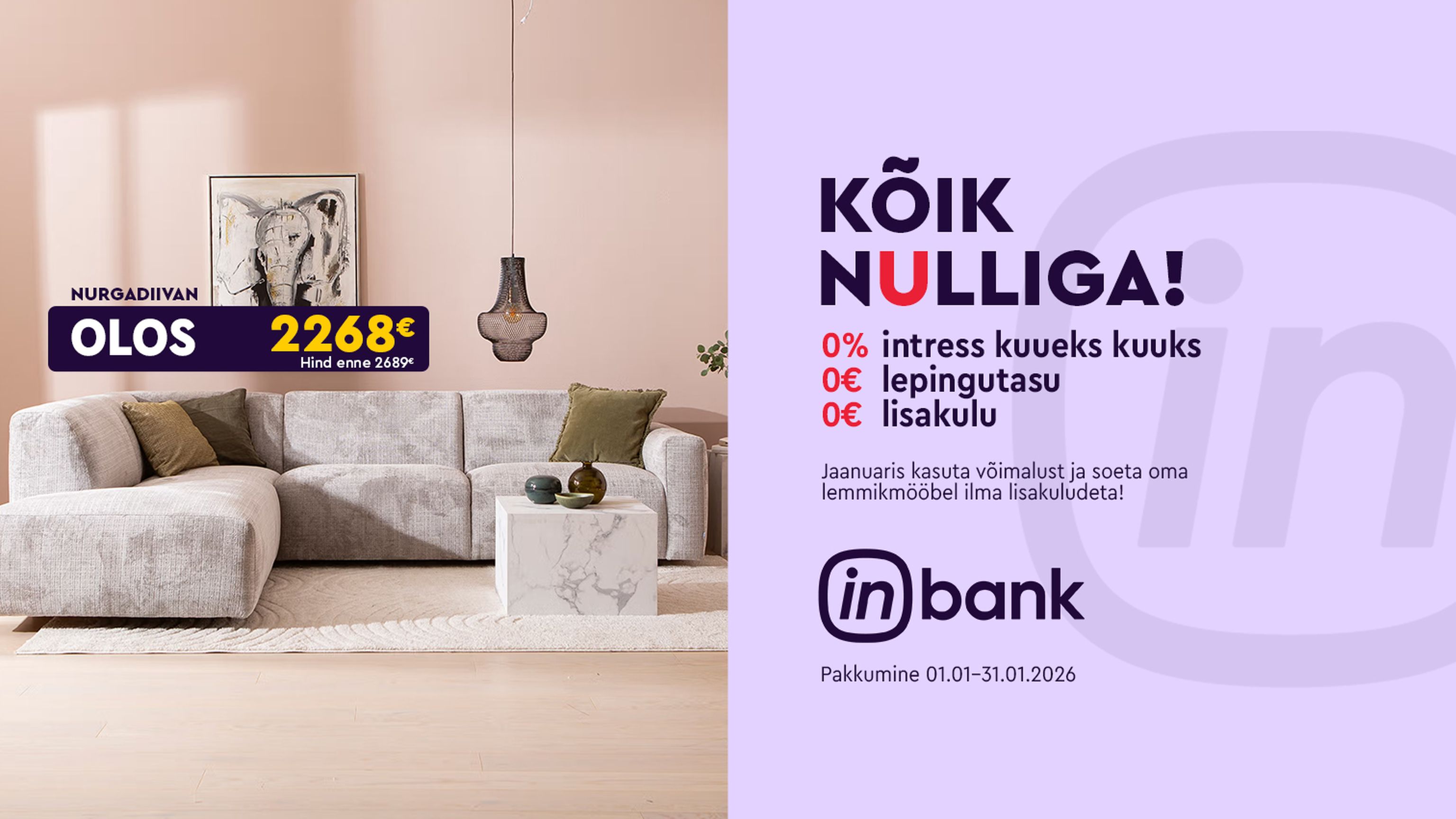 olos nurgadiivan diivan kangas helehall Masku nurgadiivan elutuppa hind enne 2689 € -> 2268 €
