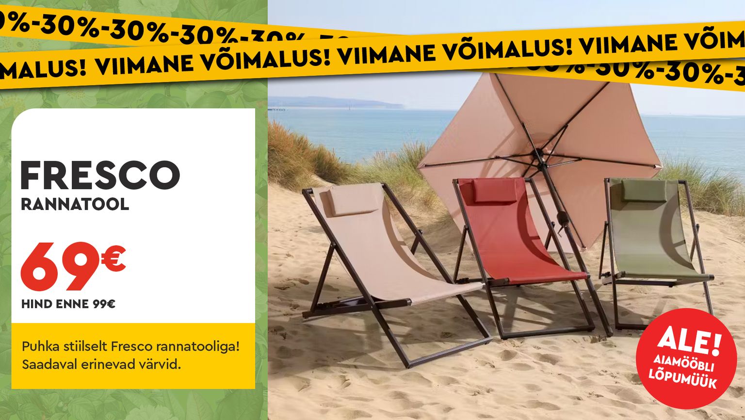 Fresco rannatool 69 € (hind enne 99 €)