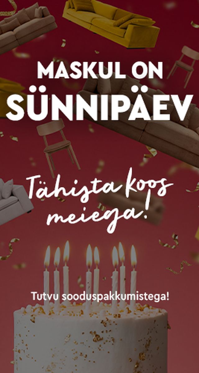 Maskul on sünnipäev sünnipäevapakkumised ja soodustused ootavad