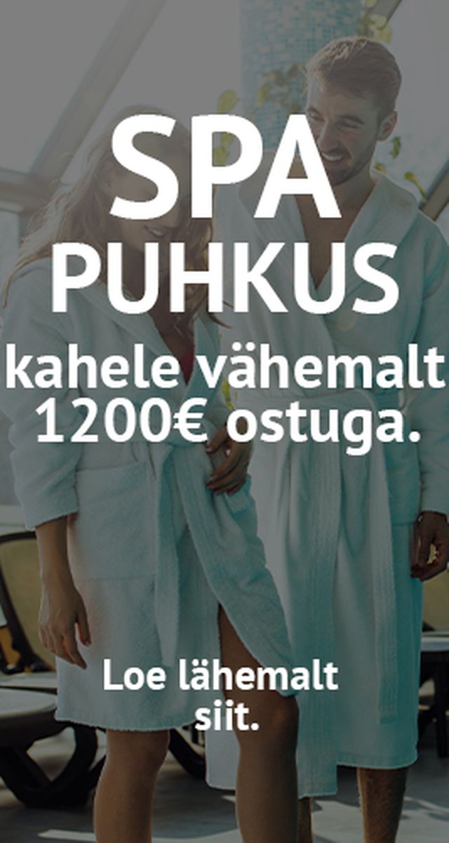 Masku lõõgastuskampaania – vähemalt 1200 € ostuga SPA puhkus 2 inimesele kingituseks, kampaania 12.10–31.10.2026