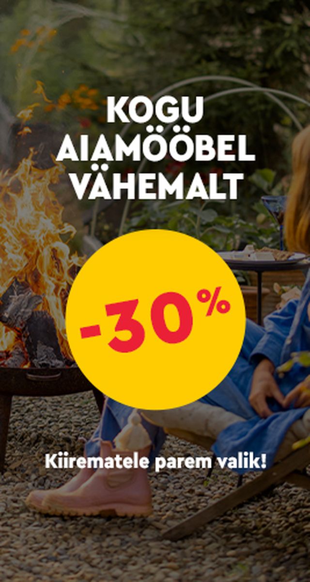 aiamööbli sooduskampaania bänner, -30% kampaania