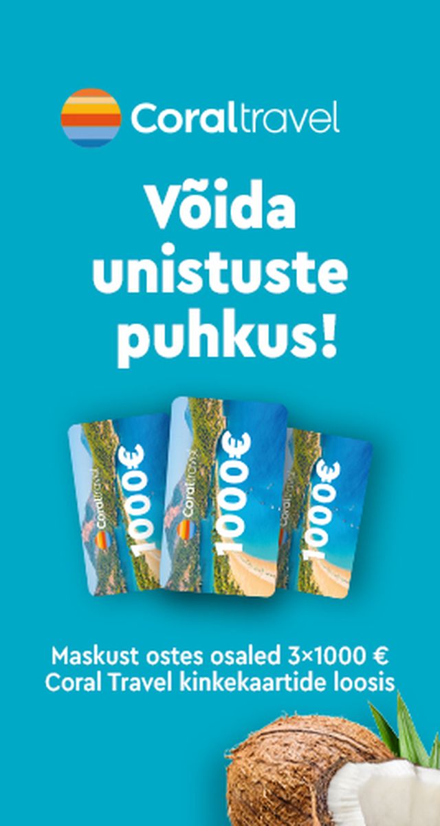 coraltravel võida unistuste puhkus kampaania