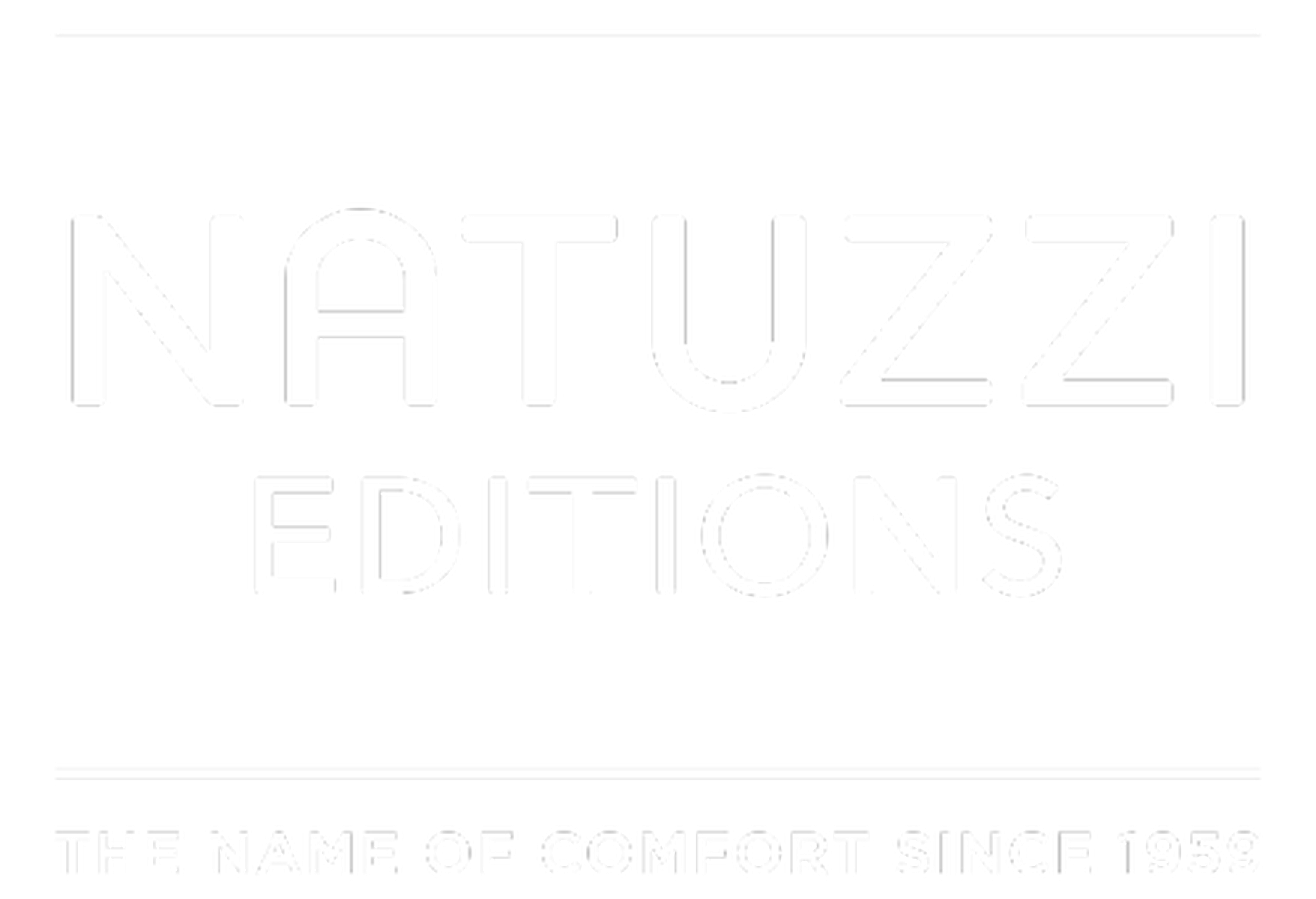 natuzzi logo valge
