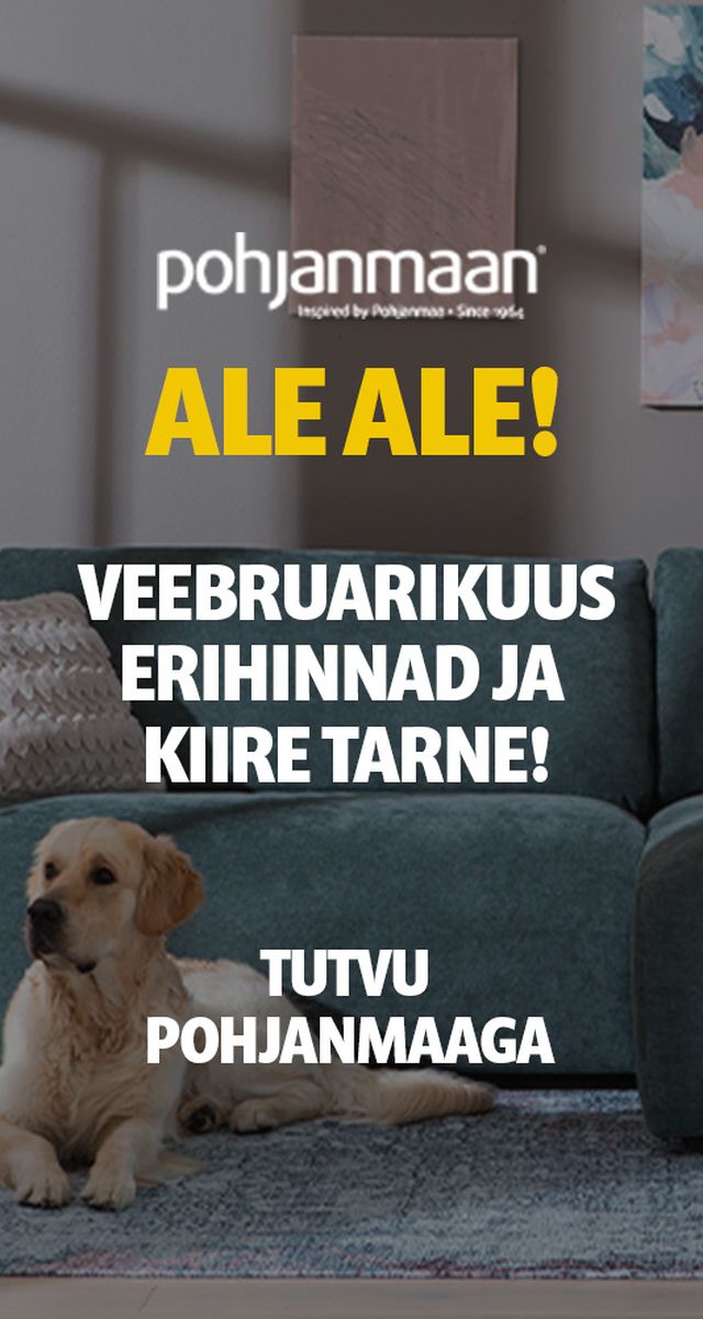 Pohjanmaan veebruar reklaambänner diivan Pohjanmaa mööbel erihinnad ja kiire tarne veebruaris