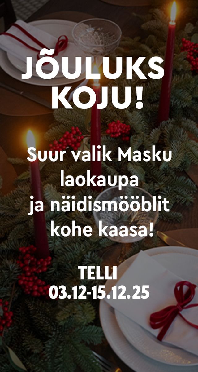 jõuluks koju kampaaniabänner tellimisperioodiga 03.12–15.12.25