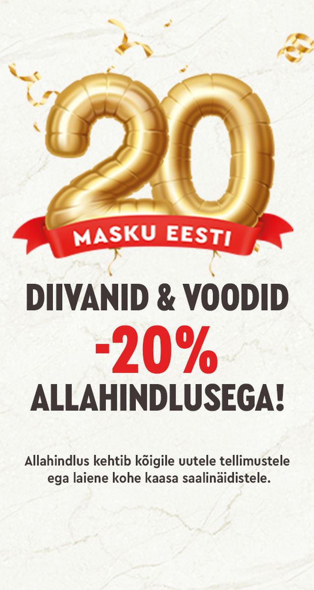 Masku diivanid ja voodid -20% kampaania