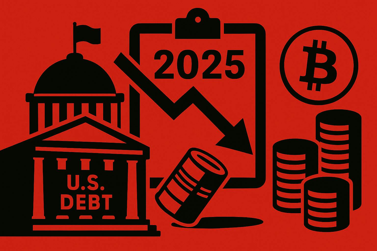 The State of US Debt Refinancing in 2025: Can-Kicking, Short-Term Risk, and Crypto Market Implications