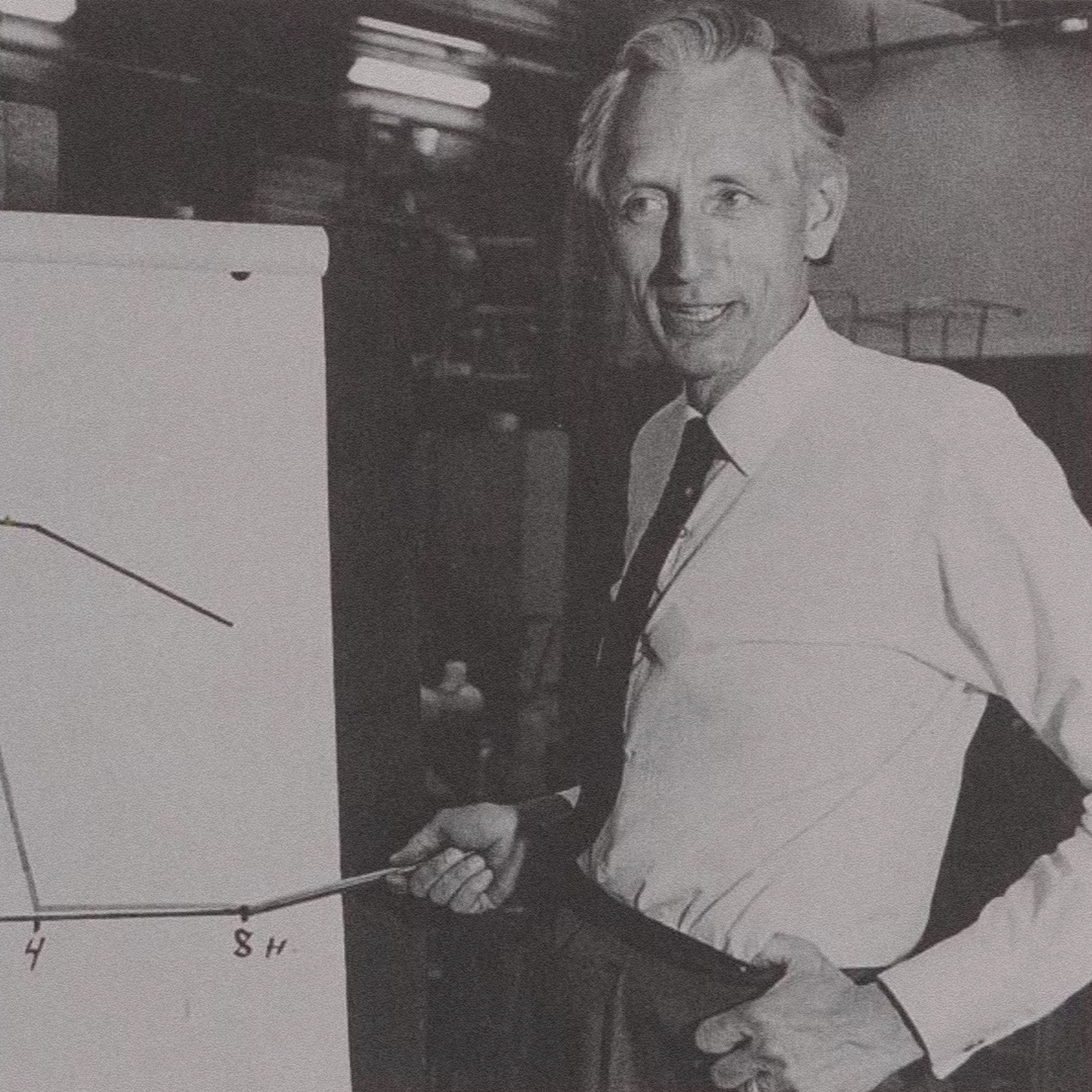 Gad Rausing during a presentation at Tetra Pak's offices